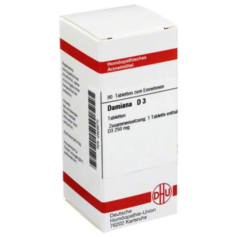 Outlet DHU Damiana D 3 Tabletten, 80 St