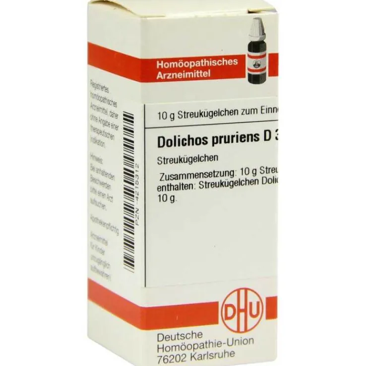 DHU Dolichos pruriens D 3 Globuli, 10 g