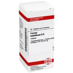 Ferrum metallicum D 6 Tabletten, 80 St F