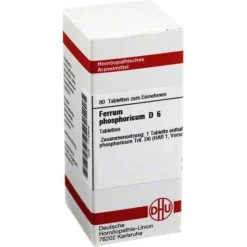 DHU Ferrum phosphoricum D 6 Tabletten, 80 St Salze 1-12|F