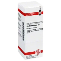 New DHU Gentiana lutea D 1 Dilution, 20 ml