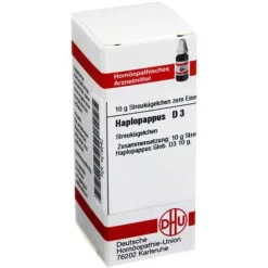 New DHU Haplopappus D 3 Globuli, 10 g