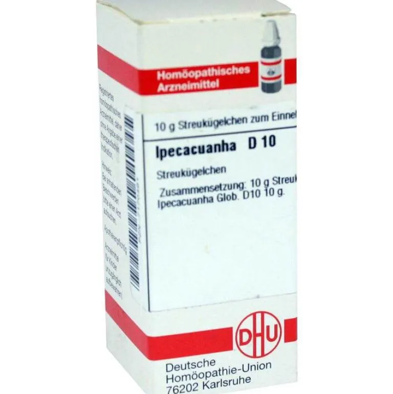 Hot DHU Ipecacuanha D 10 Globuli, 10 g