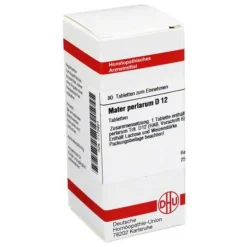 New DHU Mater perlarum D 12 Tabletten, 80 St M