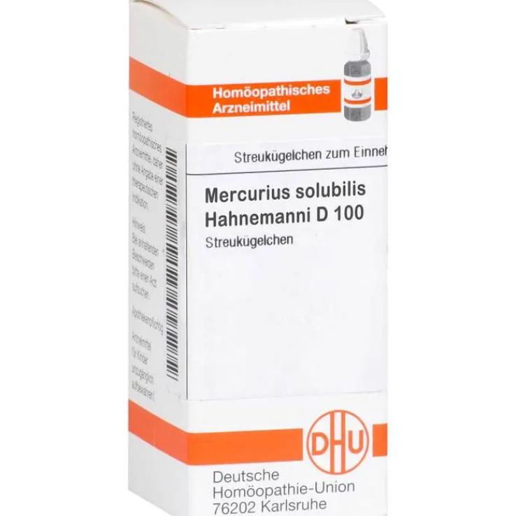 DHU Mercurius solubilis D 100 Globuli, 10 g