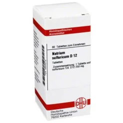 DHU Natrium sulfuricum D 12 Tabletten, 80 St