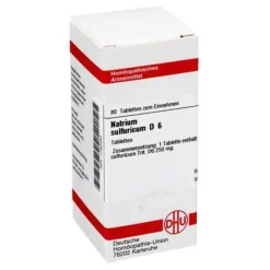Hot DHU Natrium sulfuricum D 6 Tabletten, 80 St N|Salze 1-12