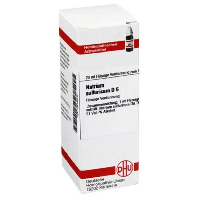 Sale Natrium sulfuricum D 6 Dilution, 20 ml N