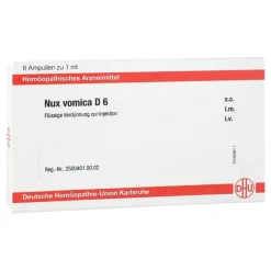 Discount DHU Nux vomica D 6 Ampullen, 8X1 ml N|N