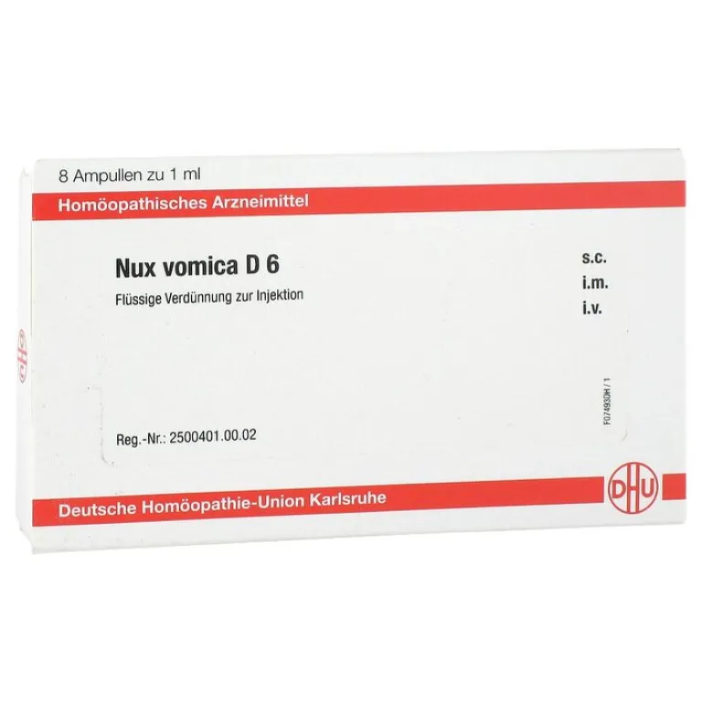 Discount DHU Nux vomica D 6 Ampullen, 8X1 ml N|N