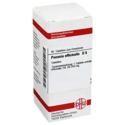 Discount DHU Paeonia officinalis D 6 Tabletten, 80 St P