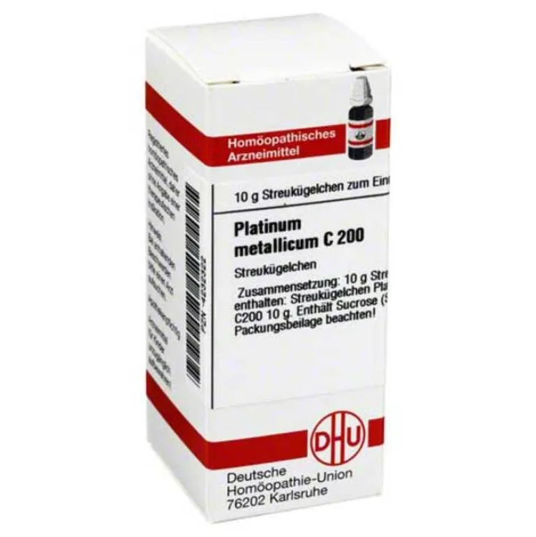 Clearance DHU Platinum metallicum C 200 Globuli, 10 g
