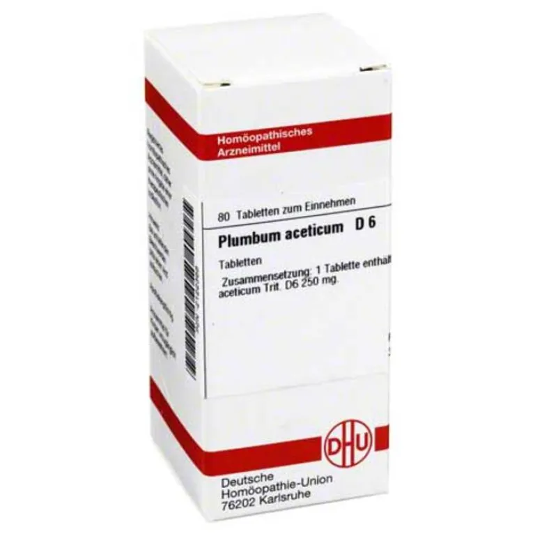 Outlet Plumbum aceticum D 6 Tabletten, 80 St P