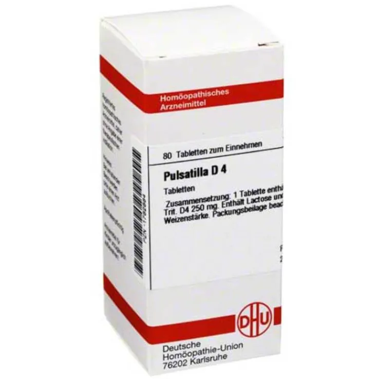 DHU Pulsatilla D 4 Tabletten, 80 St