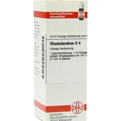 Online DHU Rhododendron D 4 Dilution, 20 ml