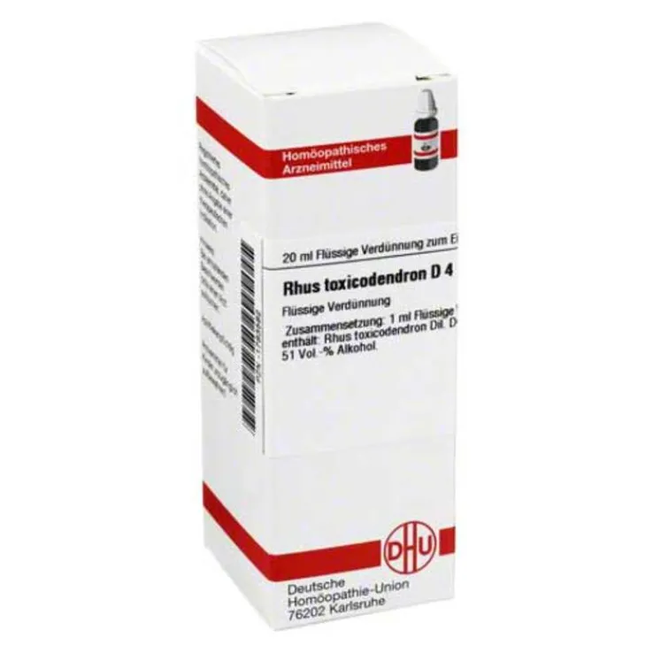 DHU Rhus toxicodendron D 4 Dilution, 20 ml