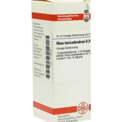DHU Rhus toxicodendron D 200 Dilution, 20 ml