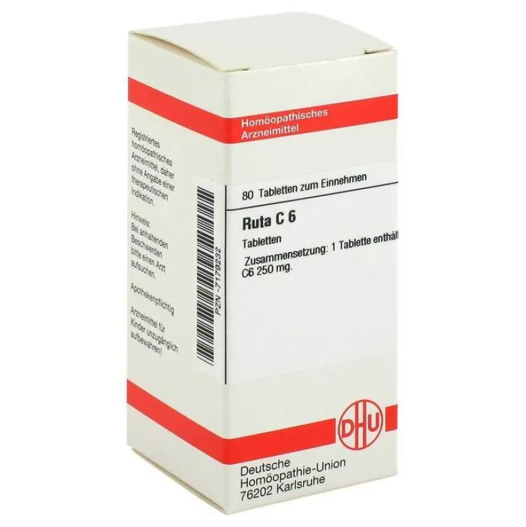New DHU Ruta C 6 Tabletten, 80 St Q-R