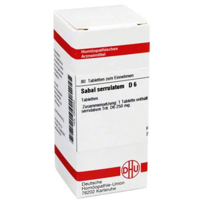Best DHU Sabal serrulata D 6 Tabletten, 80 St