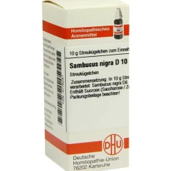 Discount DHU Sambucus nigra D 10 Globuli, 10 g S