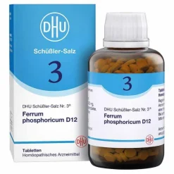 New DHU Schüßler-Salze DHU Schüßler-Salz Nr. 3 Ferrum phosphoricum D12 Tabletten, 900 St