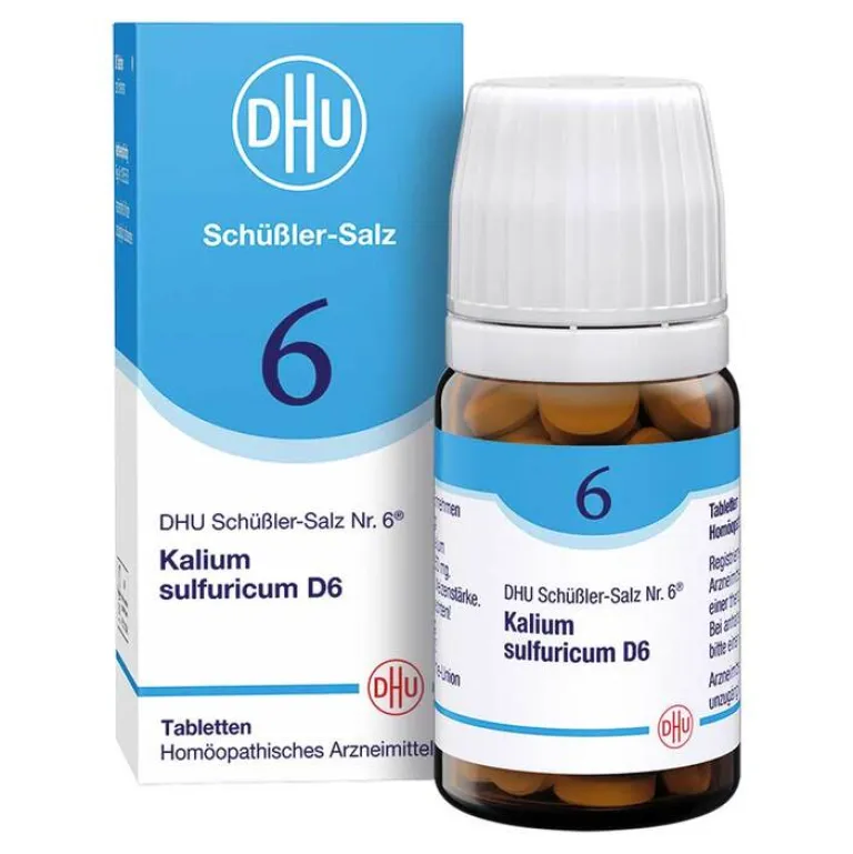 Clearance DHU Schüßler-Salz Nr. 6 Kalium sulfuricum D6 Tabletten, 80 St Salze 1-12|D 6