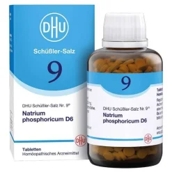 Discount DHU Schüßler-Salz Nr. 9 Natrium phosphoricum D6 Tabletten, 900 St Salze 1-12|D 6