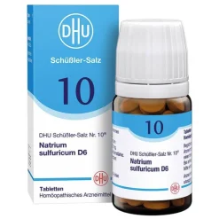 New DHU Schüßler-Salze DHU Schüßler-Salz Nr. 10 Natrium sulfuricum D6 Tabletten, 80 St