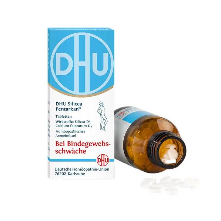 Sale DHU Schüßler-Salze DHU Silicea Pentarkan für das Bindegewebe Tabletten , 80 St