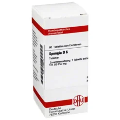 Online DHU Spongia D 6 Tabletten, 80 St