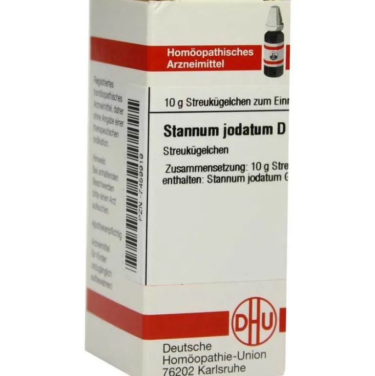 Best DHU Stannum jodatum D 12 Globuli, 10 g