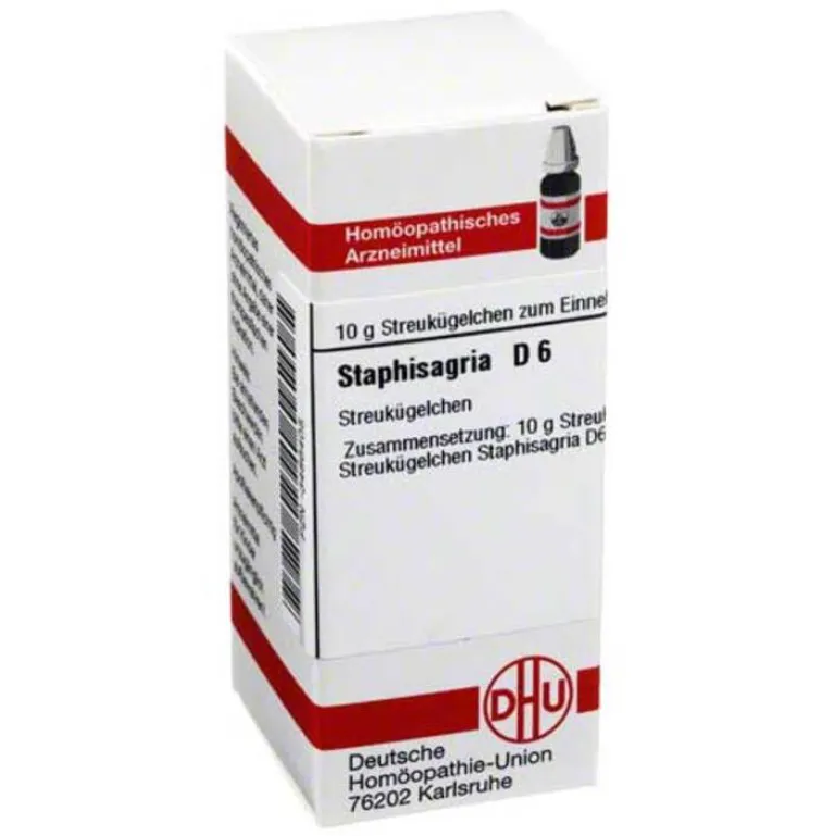 Discount DHU Staphisagria D 6 Globuli, 10 g