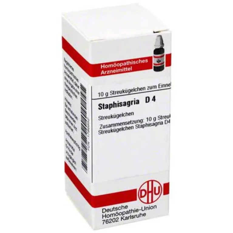 Clearance Staphisagria D 4 Globuli, 10 g S