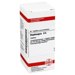 New DHU Staphisagria D 6 Tabletten, 80 St