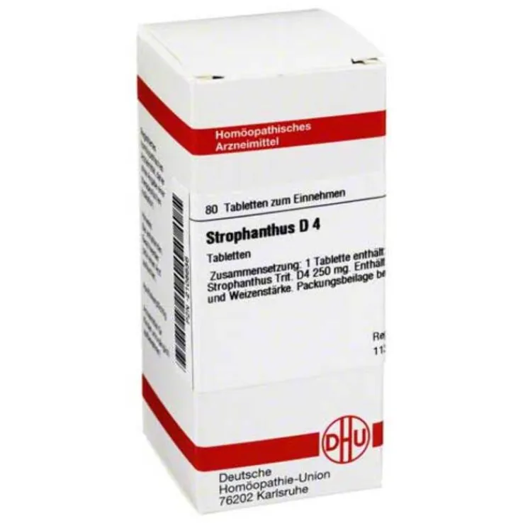 DHU Strophanthus D 4 Tabletten, 80 St
