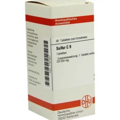 DHU Sulfur C 9 Tabletten, 80 St