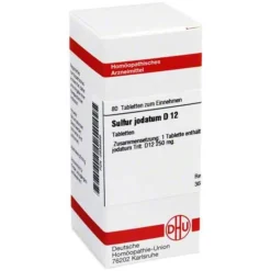 DHU Sulfur jodatum D 12 Tabletten, 80 St
