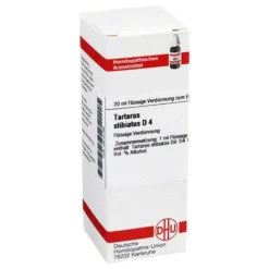 DHU Tartarus stibiatus D 4 Dilution, 20 ml