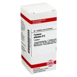 New DHU Tartarus stibiatus D 6 Tabletten, 80 St