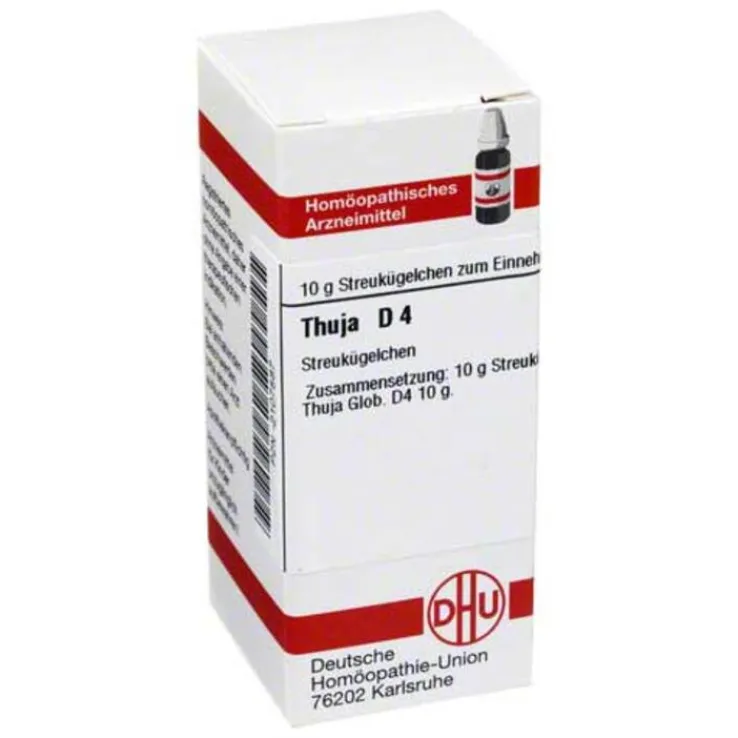 DHU Thuja D 4 Globuli, 10 g