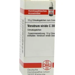 Online DHU Veratrum Viride C 30 Globuli, 10 g