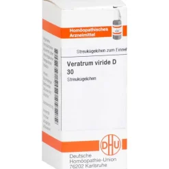 DHU Veratrum Viride D 30 Globuli, 10 g