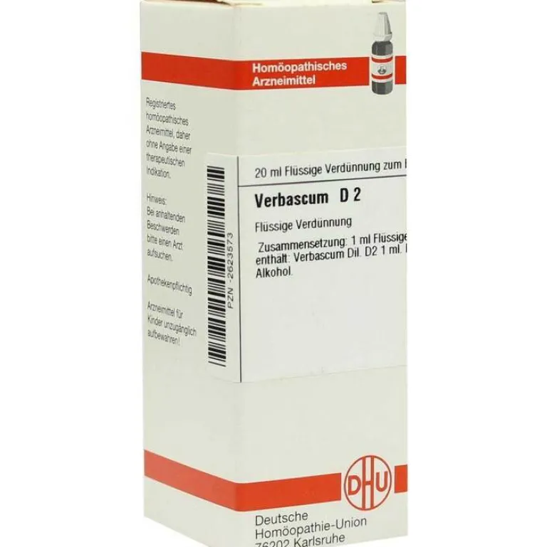 DHU Verbascum D 2 Dilution, 20 ml