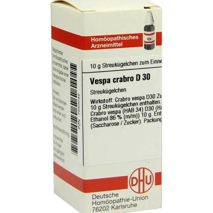 DHU Vespa Crabro D 30 Globuli, 10 g