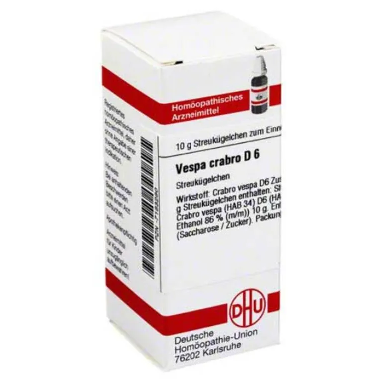 Best DHU Vespa Crabro D 6 Globuli, 10 g V|V