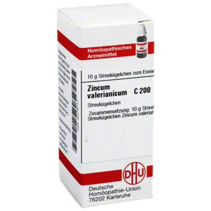 DHU Zincum valerianicum C 200 Gl, 10 g