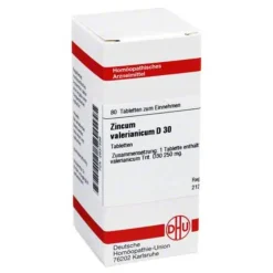 Outlet DHU Zincum valerianicum D 30 Tabletten, 80 St