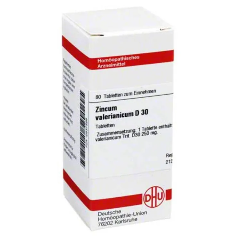Outlet DHU Zincum valerianicum D 30 Tabletten, 80 St