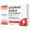 New Zentiva Diclofenac 25 mg Filmtabletten, 10 St