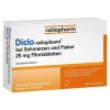 Diclo-Ratiopharm bei Schmerzen und Fieber 25 mg Fta, 20 St
